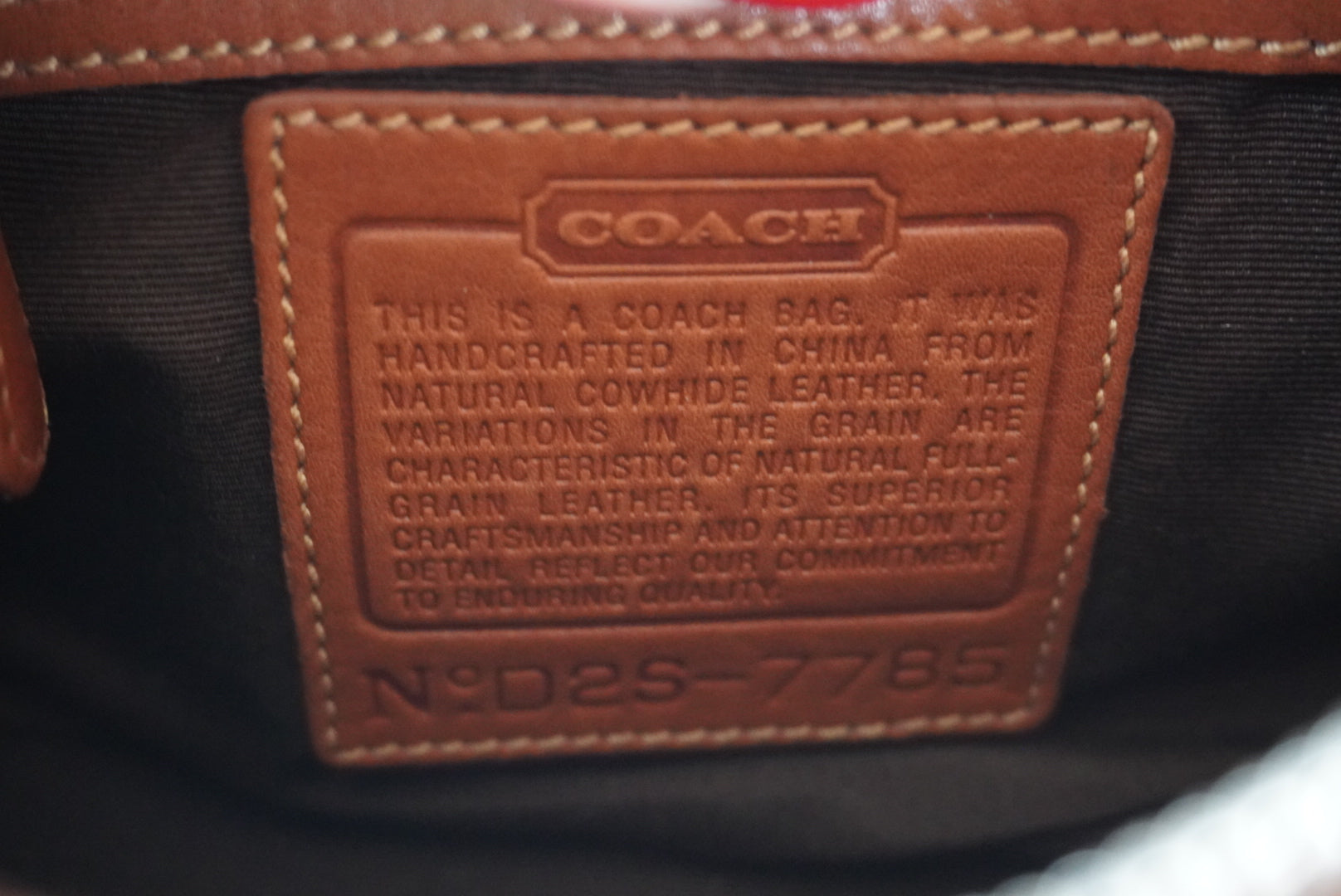 COACH Leather Demi Bag
