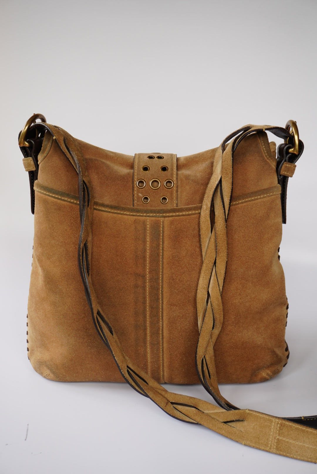 COACH Suede Boho Crossbody