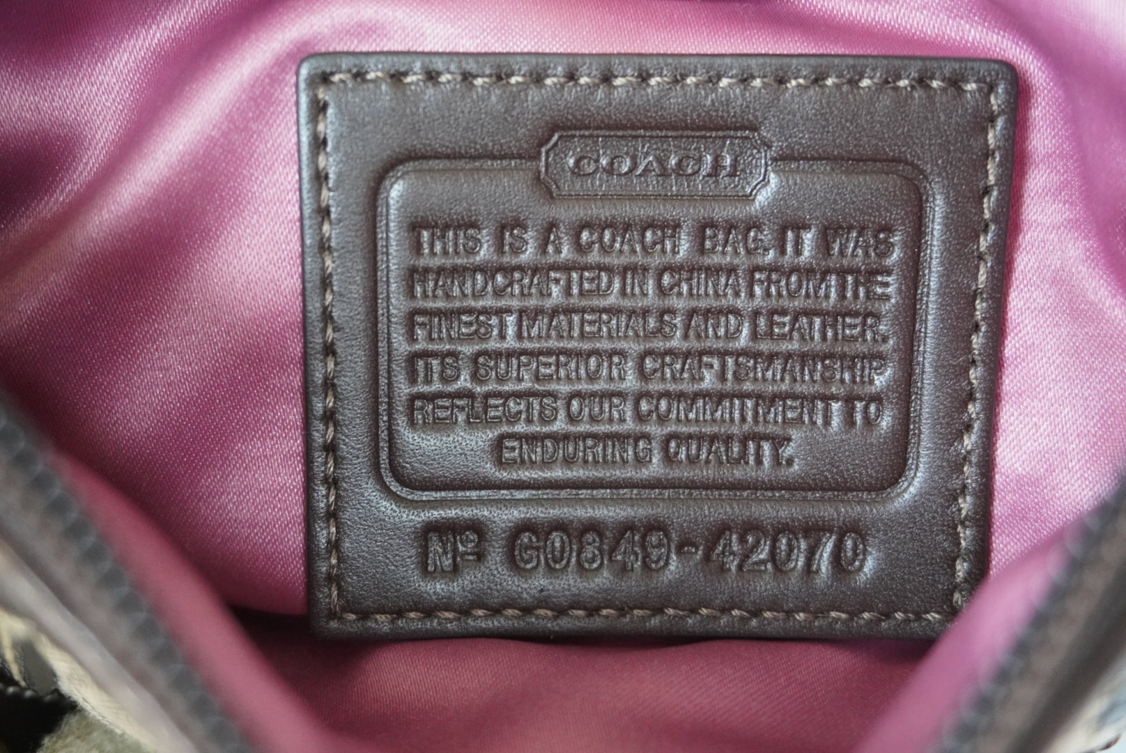 COACH Patchwork Cross Body