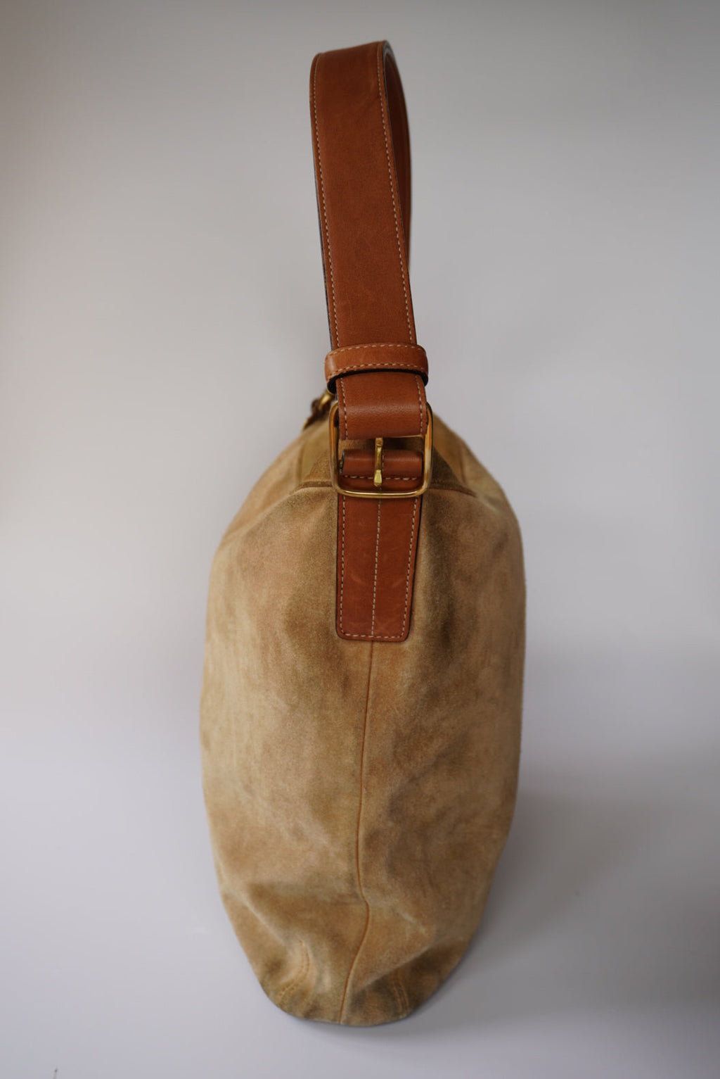 Coach Suede Two Way Shoulder Bag