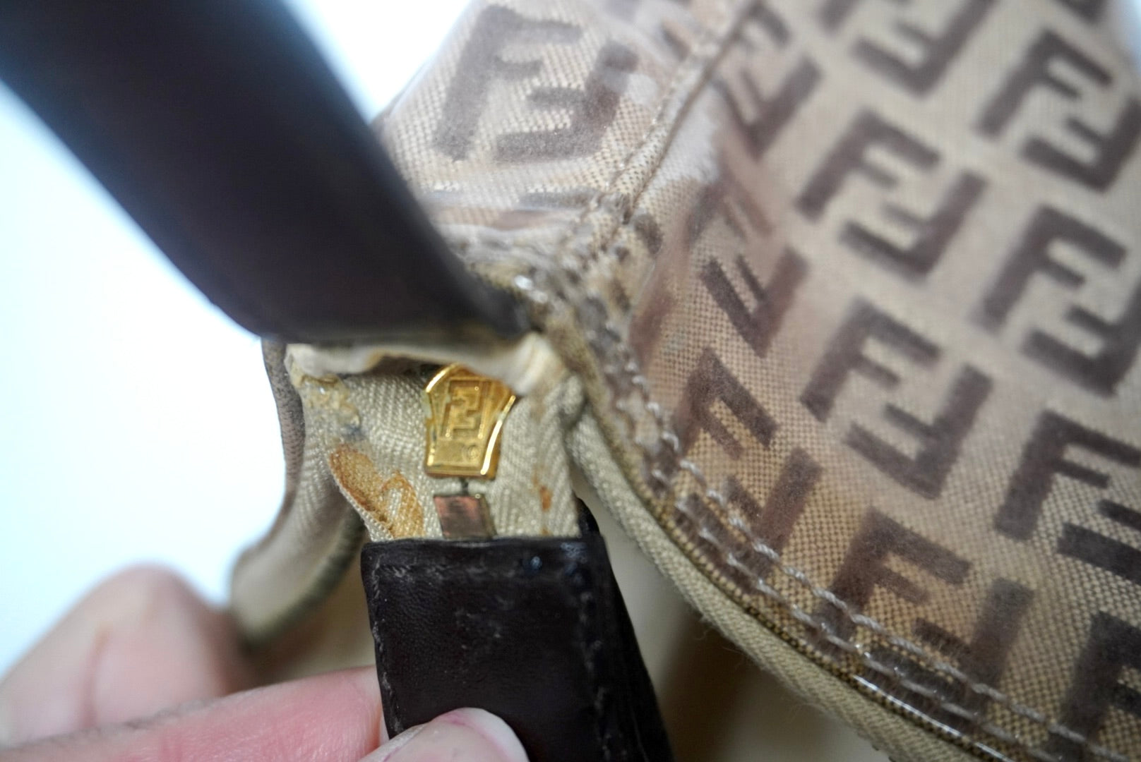 Fendi Baguette Vinyl Handbag