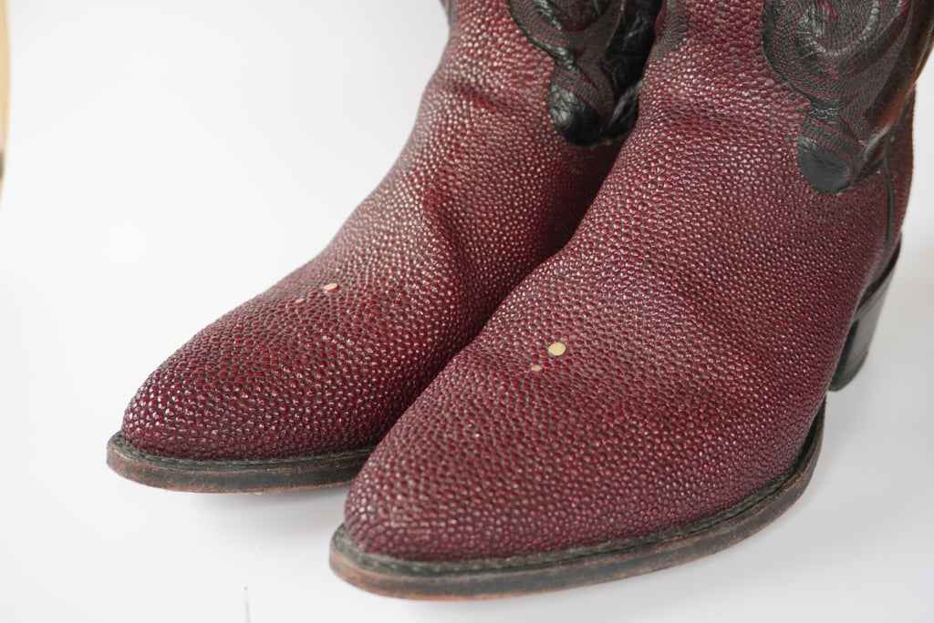 Exotic Stingray Cowboy Boots