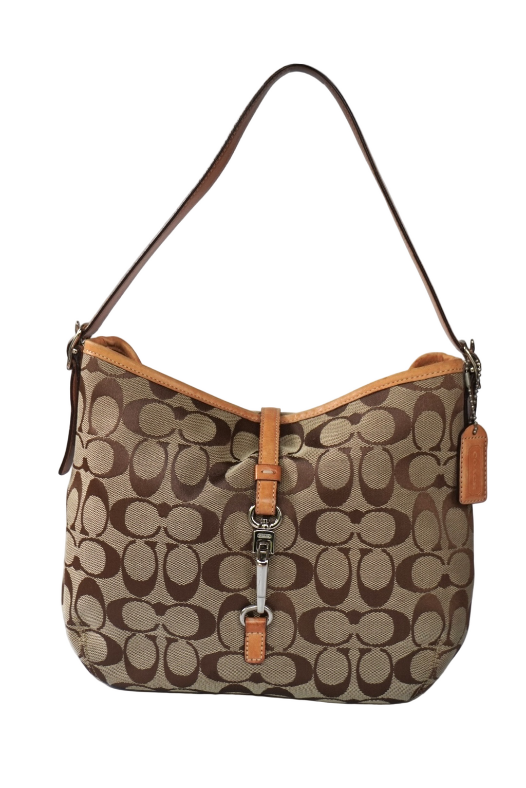 COACH Signature Clip Hampton Bag