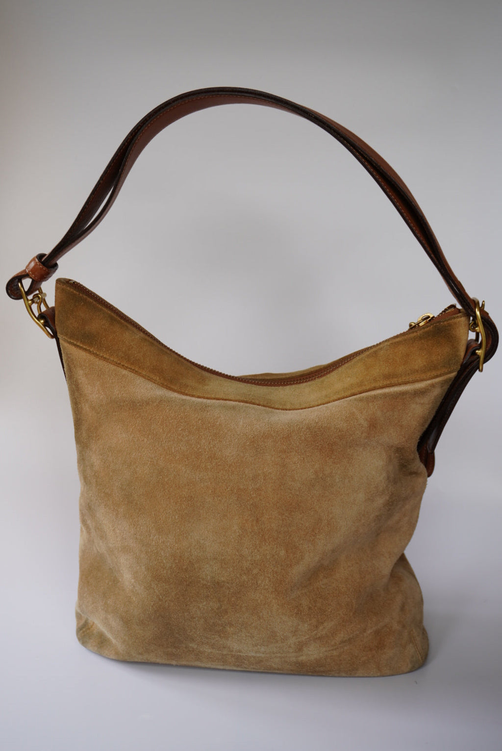 Coach Suede Two Way Shoulder Bag