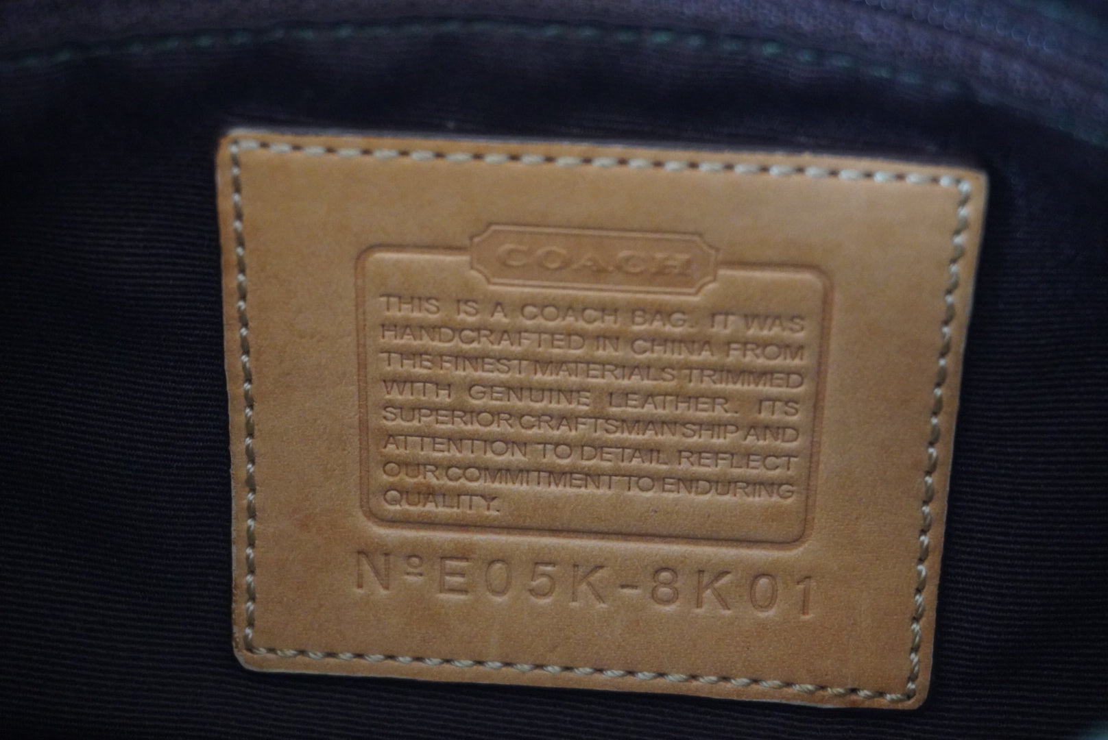 Coach Signature Hamilton Baguette