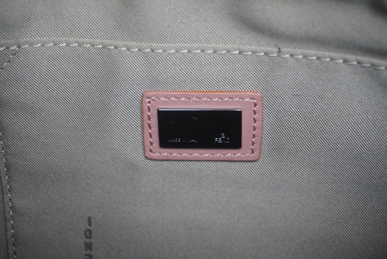 Fendi Zucca Shoulder Bag