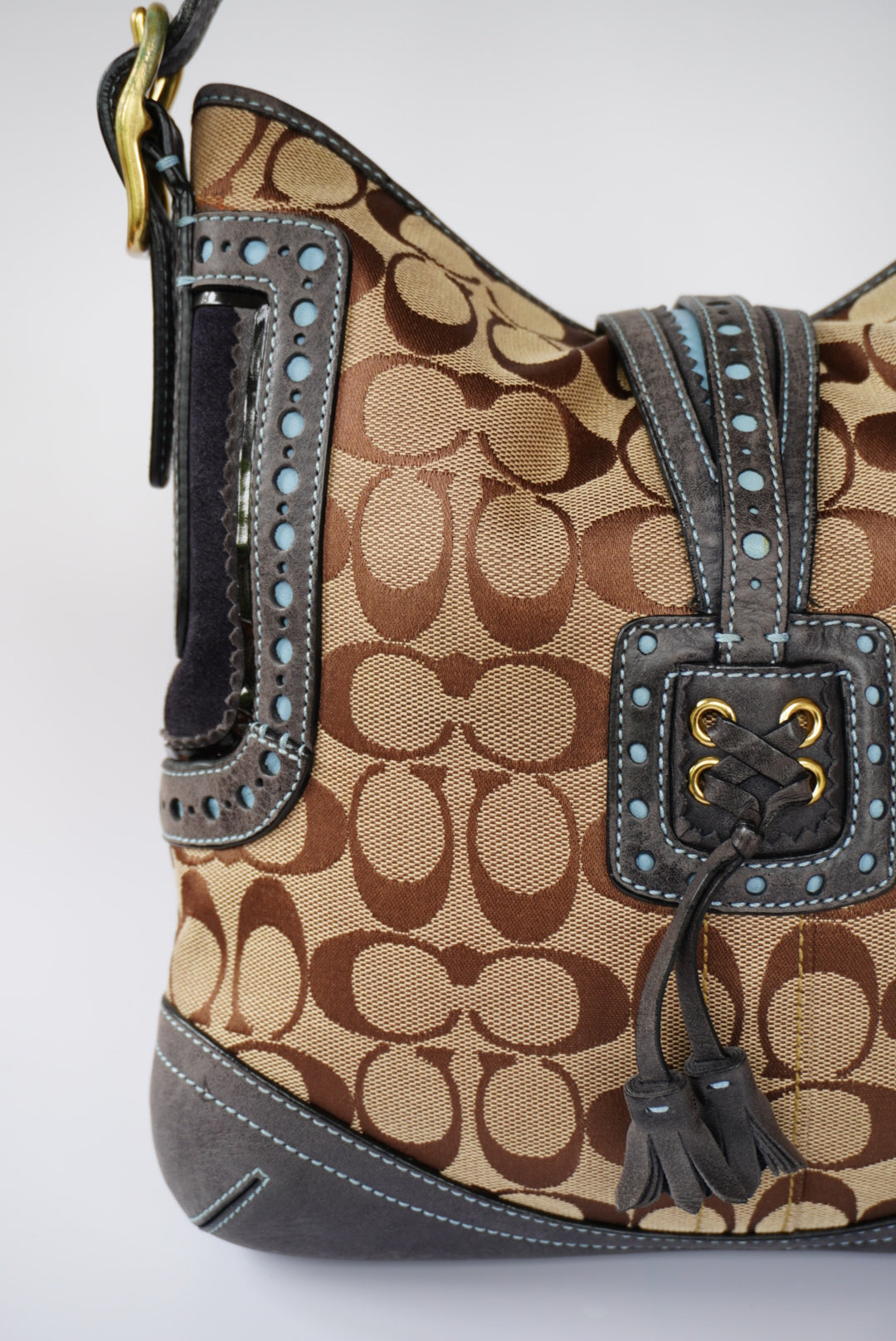 COACH Boho Signature Shoulder Bag